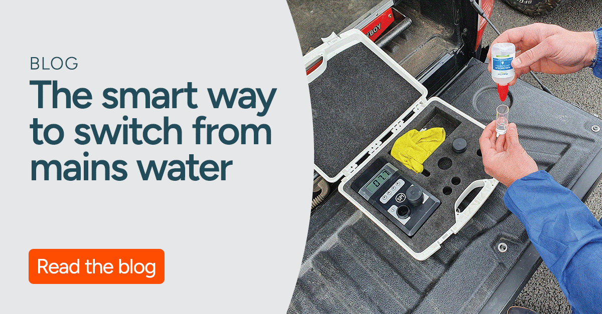 The smart way to switch to mains water