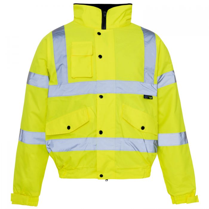 Hi Vis Yellow Standard Bomber Jacket - 3XL