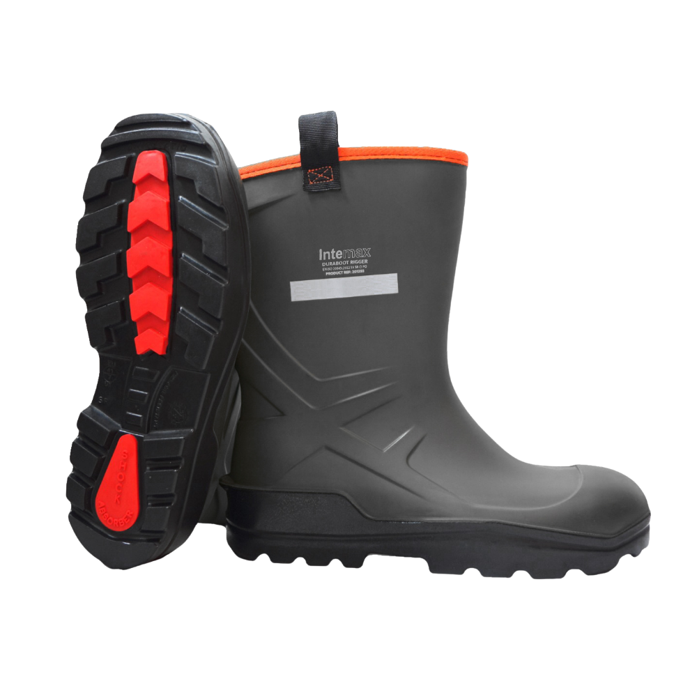 Intemax DuraBoot Rigger Full Safety Boot, Black - Size 8 (42)