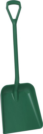 Vikan Shovel, D Grip, 346mm - Green