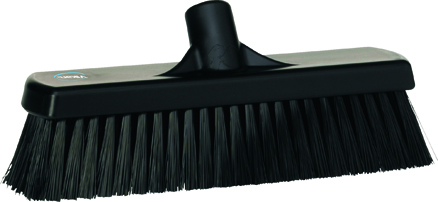 Vikan Broom, 300mm, Medium - Black