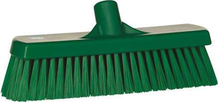 Vikan Broom, 300mm, Medium - Green