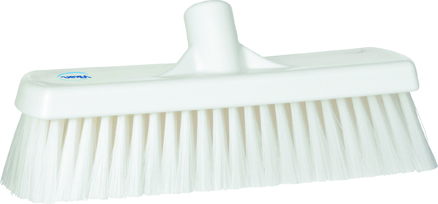 Vikan Broom, 300mm, Medium - White
