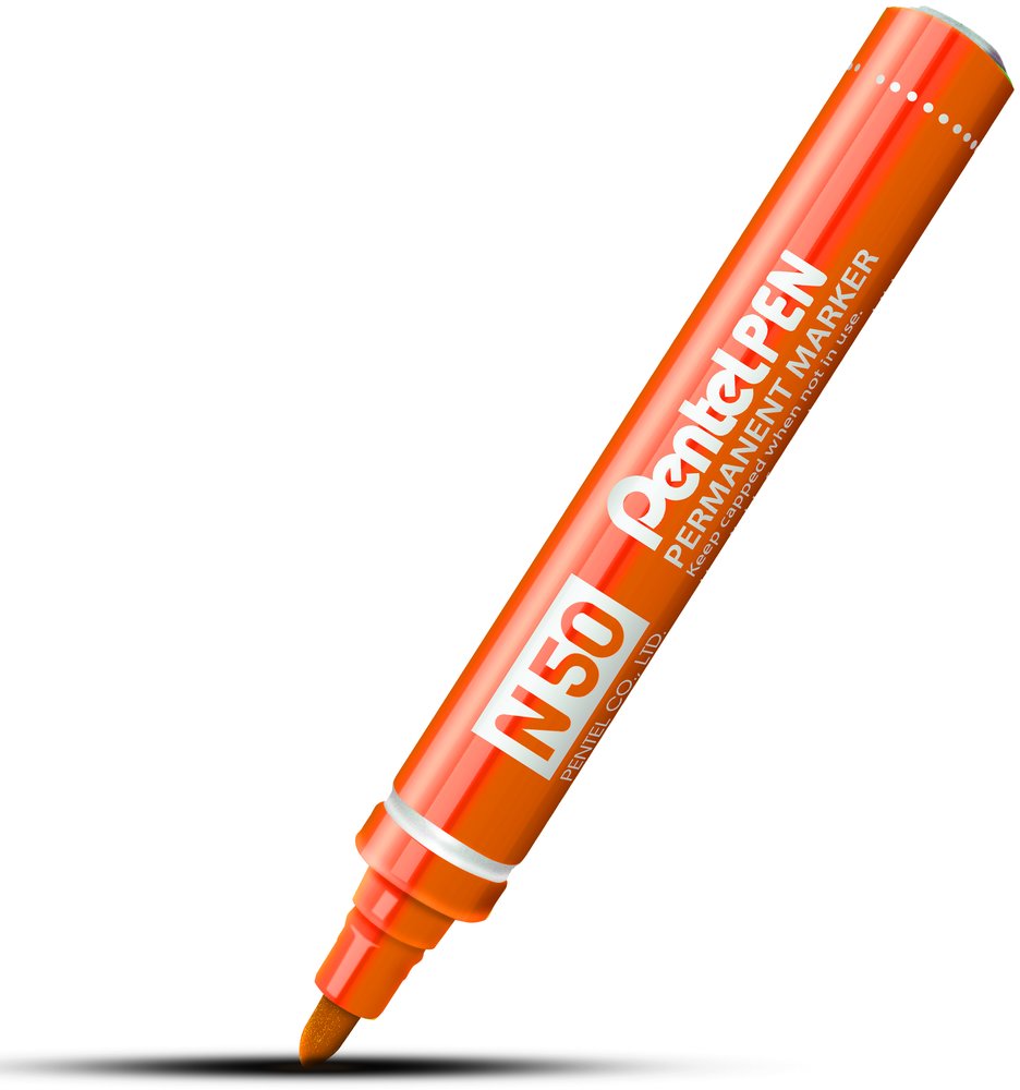 Pentel Permanent Marker, Pack of 12 - Orange