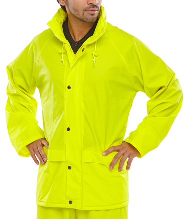 Waterproof Jacket, Yellow - 2XL