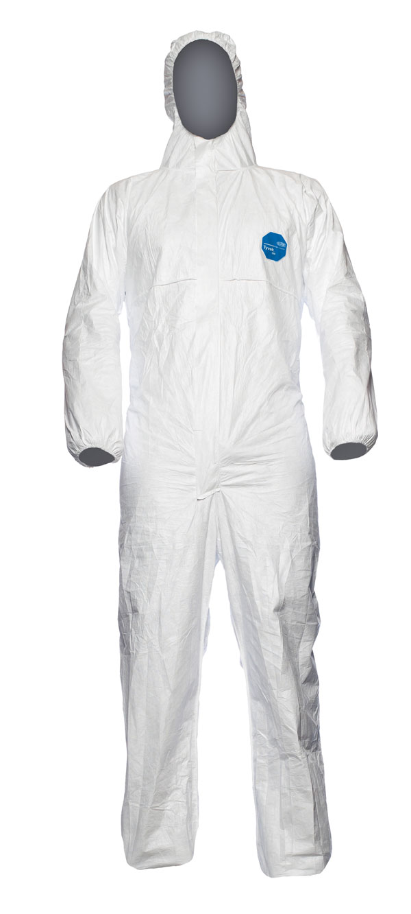 Tyvek 500 Xpert White Disposable Coverall - Large
