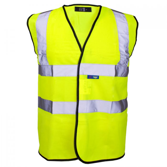 Hi Vis Yellow Velcro Vest - 4XL