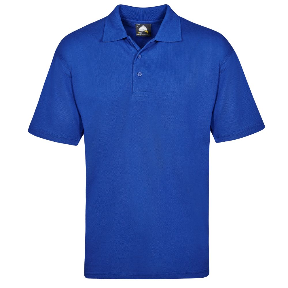 Poloshirt, Royal Blue - Size Small