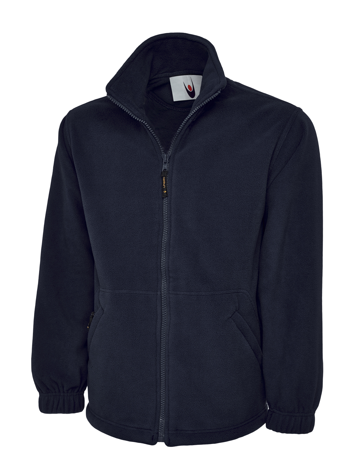 Full Zip Fleece Jacket, Navy - 2XL