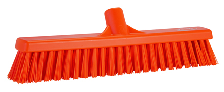 Vikan Broom, 410mm, Soft/Hard - Orange