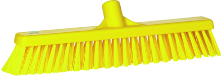 Vikan Broom, 410mm, Soft/Hard - Yellow