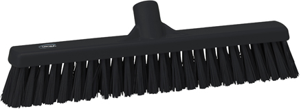 Vikan Broom, 410mm, Soft - Black