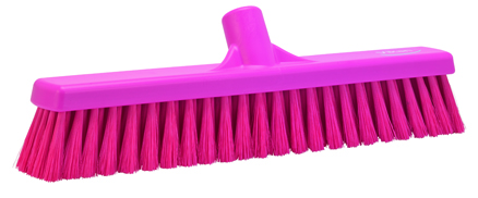 Vikan Broom, 410mm, Soft - Pink