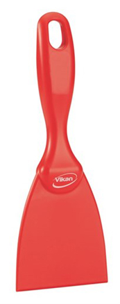 Vikan Hand Scraper, 75mm - Red