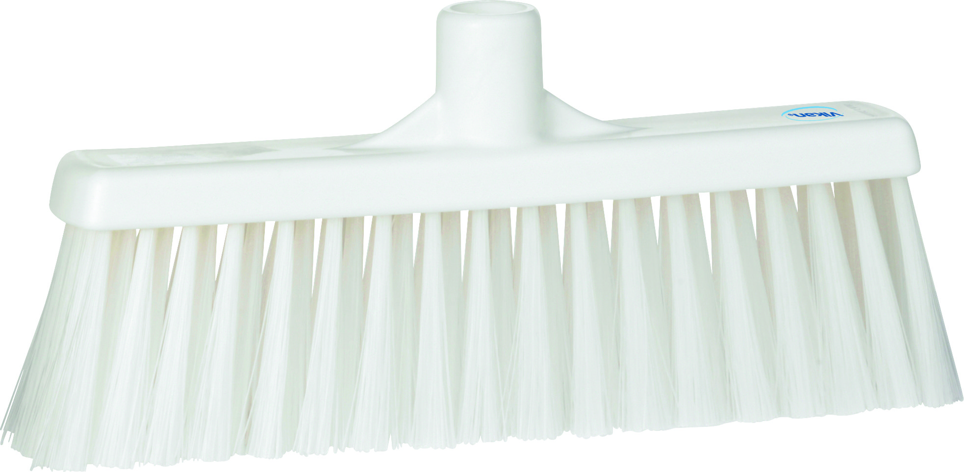 Vikan Broom w/ Straight Neck, 310mm, Medium - White