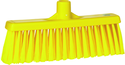Vikan Broom w/ Straight Neck, 310mm, Medium - Yellow