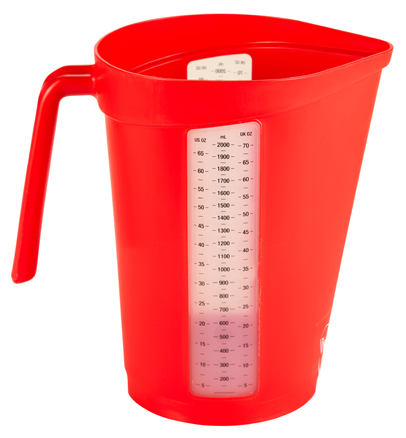 Vikan Measuring Jug, 2 Litre - Red