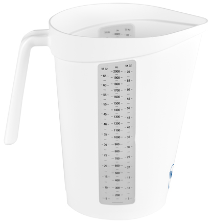 Vikan Measuring Jug, 2 Litre - White