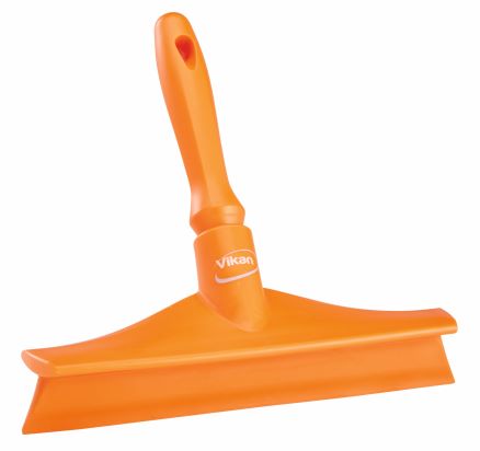 Vikan Ultra Hygiene Table Squeegee w/Mini Handle, 245 mm - Orange