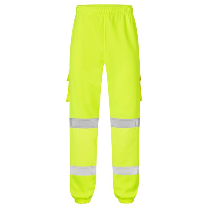 Hi Vis Yellow Jogging Bottoms - 4XL