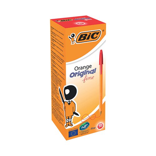 Bic Fine Ballpoint Pen - Red (Pack of 20)