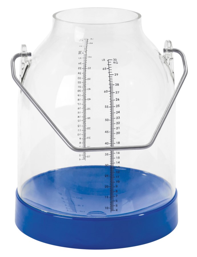 Milking Pail Plastic, 30L - Blue