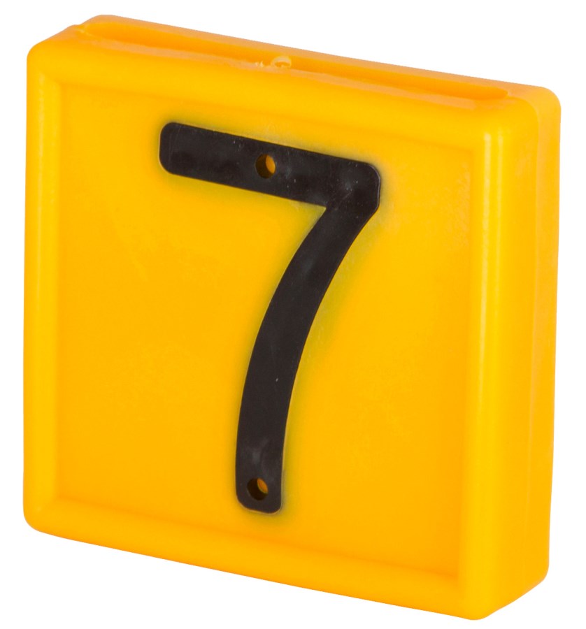 Leg Band Numbers - No.7
