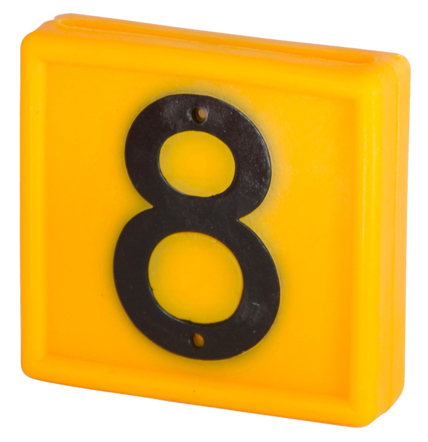 Leg Band Numbers - No.8