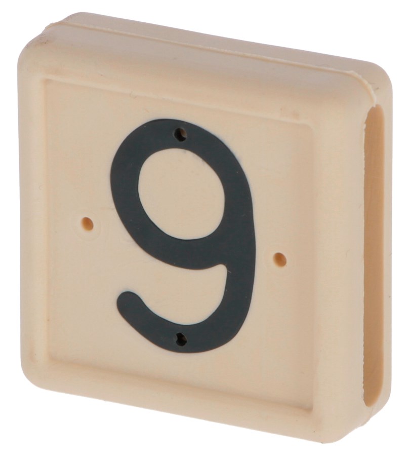 Leg Band Numbers - White