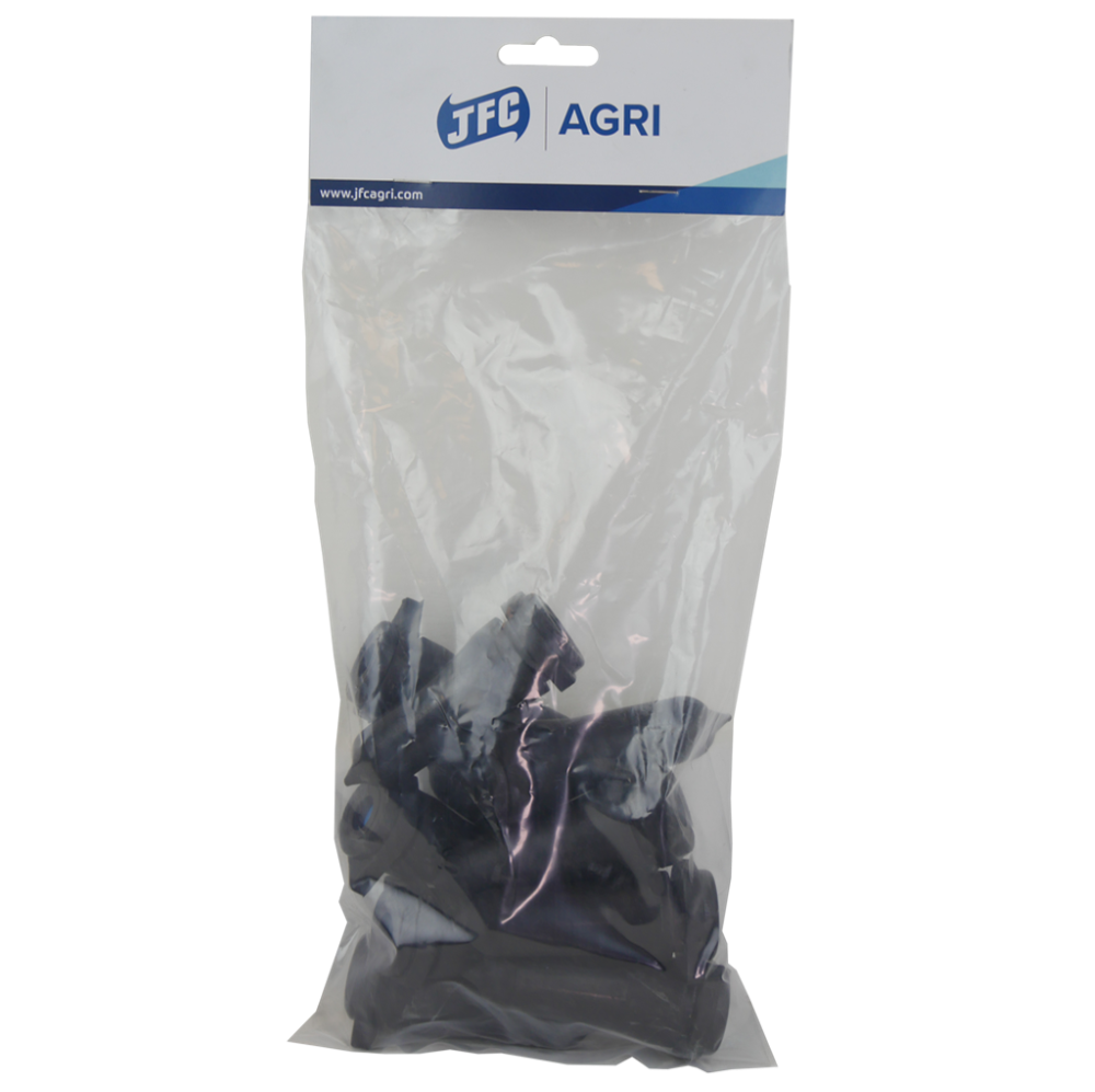 JFC EazyFlow Calf Teat, Black - Pack of 10