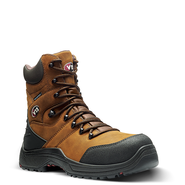 V12 Rocky S3 Safety, Waterproof Zip Side Hi-Leg Boot - Size 7 (41)