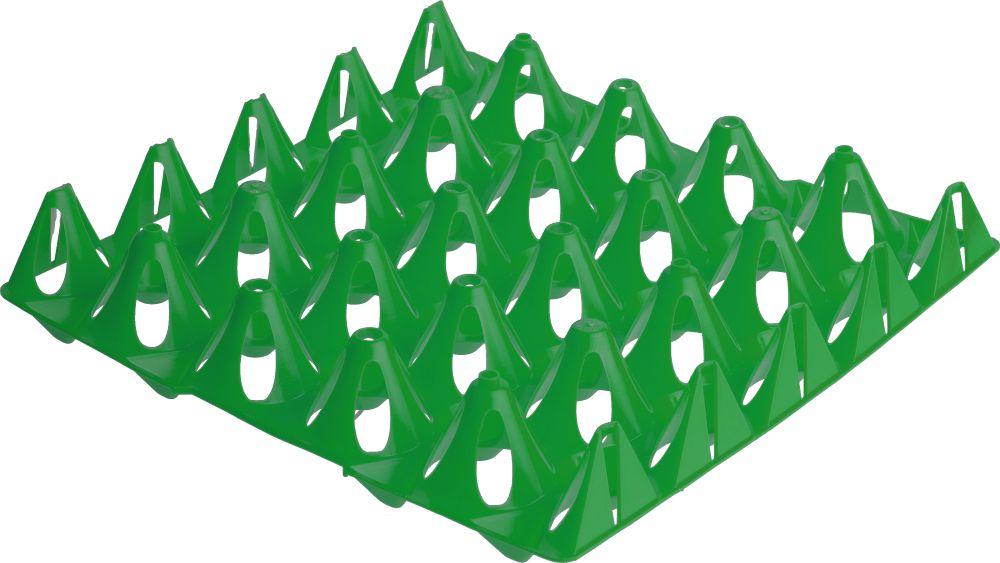 Plastic Keyes Trays, Large, 20 Egg - Green