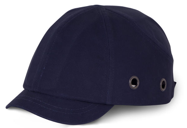 Short Peak Safety Baseball Cap - Navy