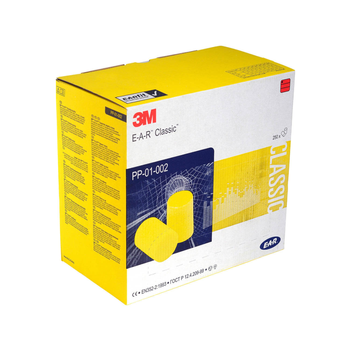 3M Classic Ear Plugs, Pack 250