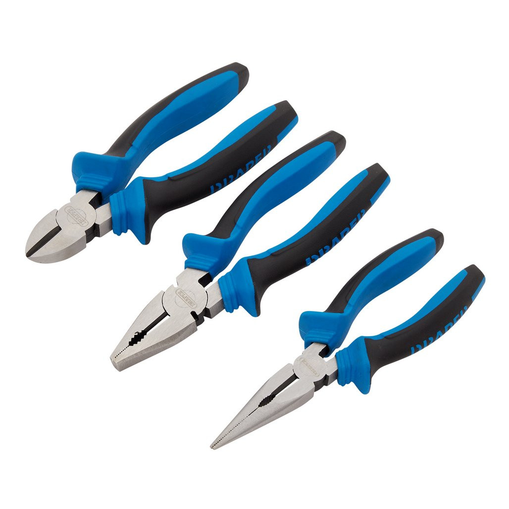Soft Grip Pliers Set (3 Piece)