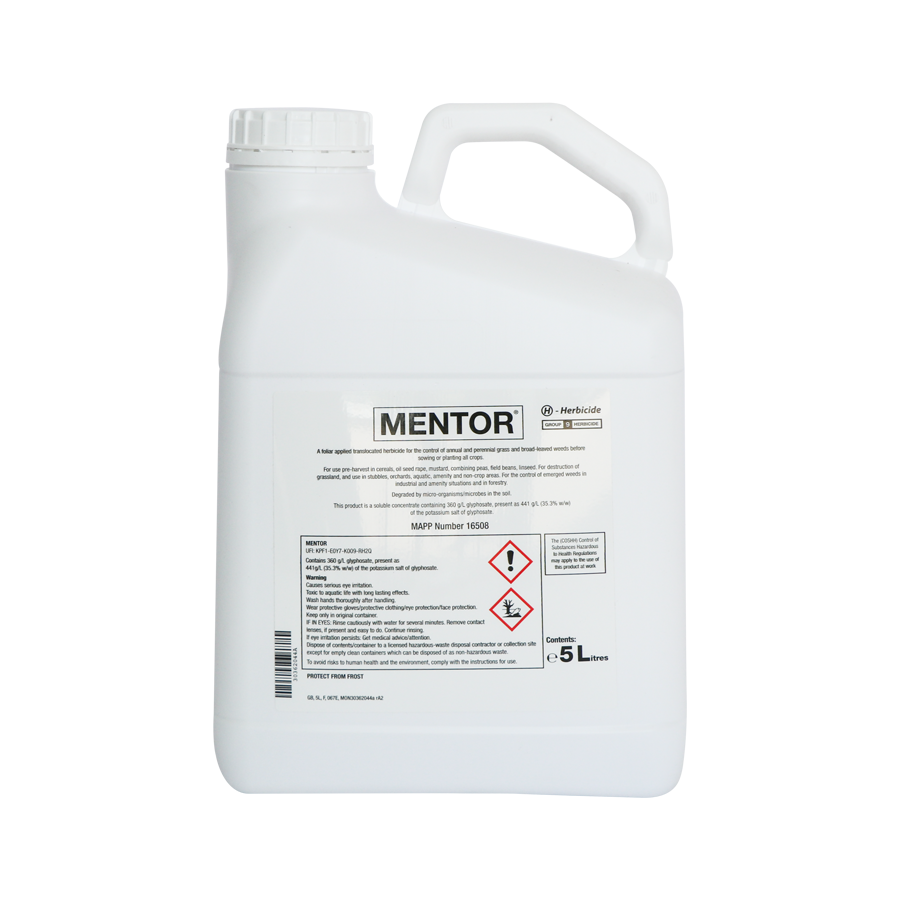 Mentor Weed Killer, 360g/l Glyphosate, 5L