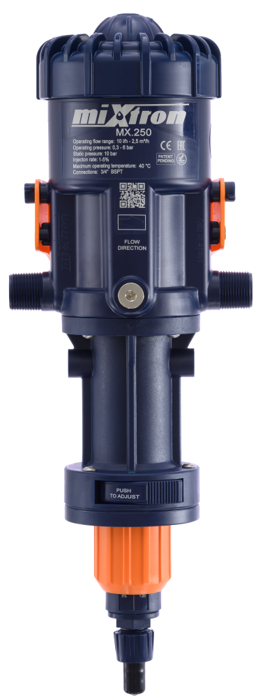 Mixtron Water Powdered Variable Dosing Pump. Dosing Ratio 1%-5%