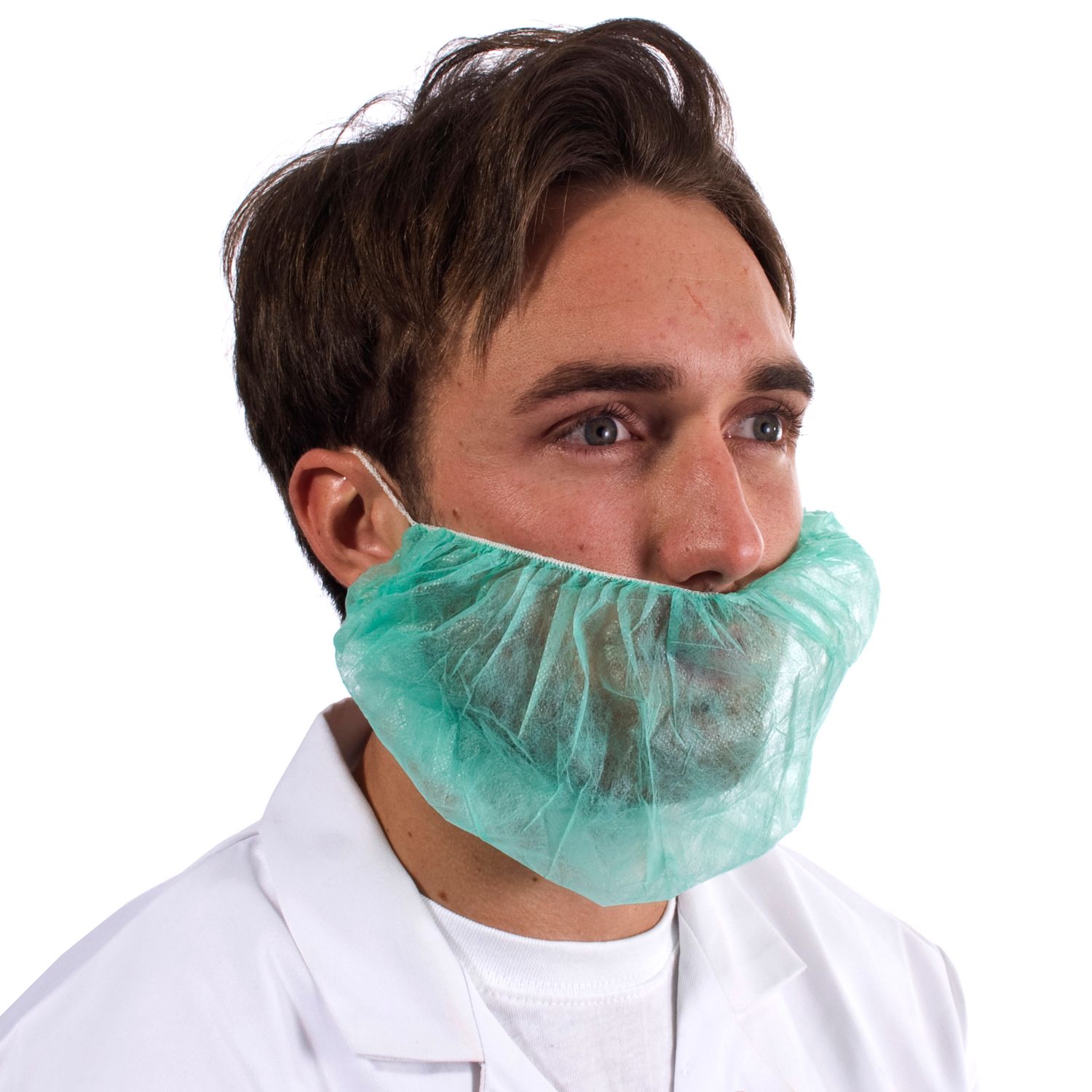 Disposable Beard Mask - Green