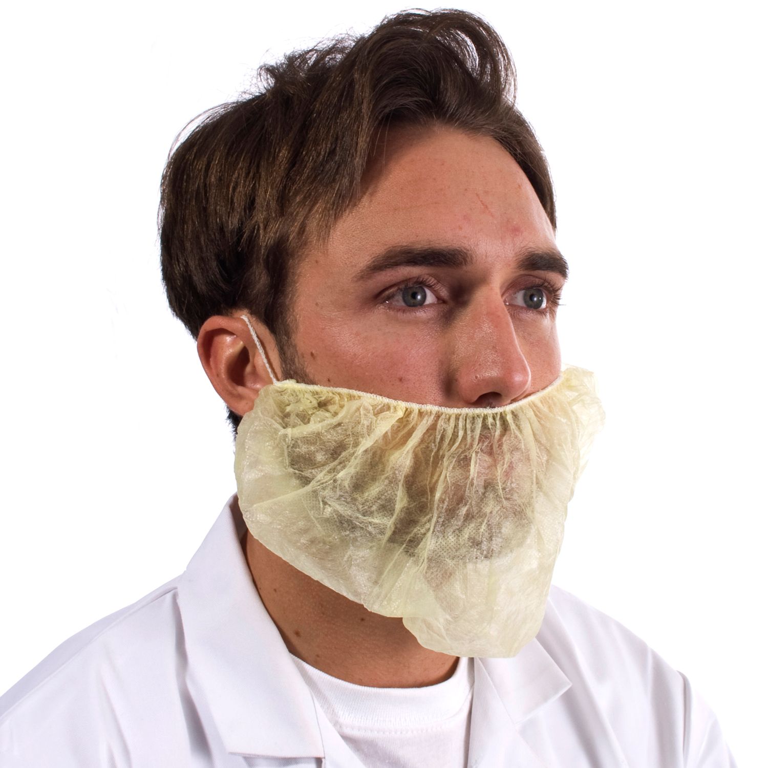 Disposable Beard Mask - Yellow