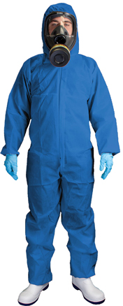 Type 5/6 Disposable Blue Coveralls - XL