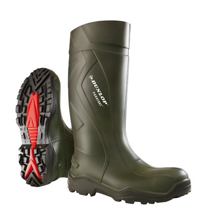 Dunlop Purofort Plus Full Safety Boot, Green - Size 13 (48)