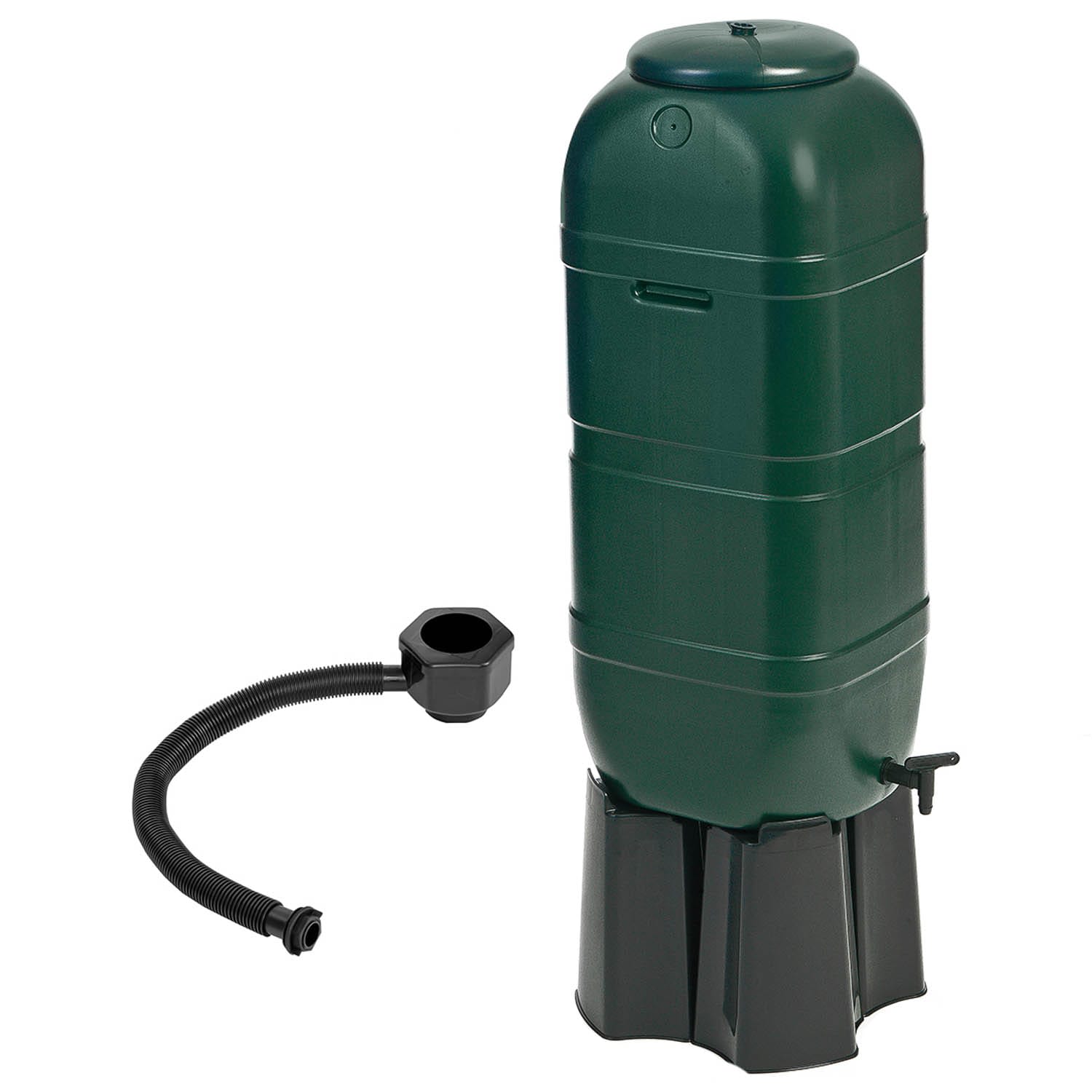 Slimline water butt with stand, 100L