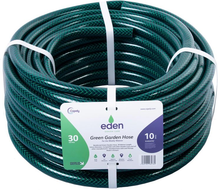 Reinforced Green Multi-Purpose Garden Hose, 30M