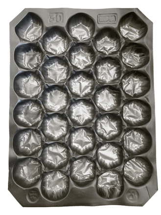 Apple tray liners, PP, Box 1,200