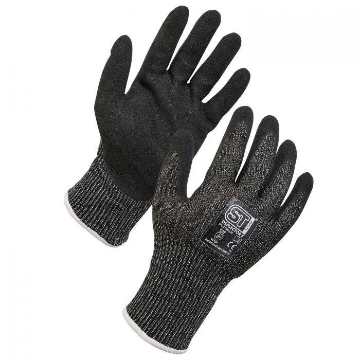 Deflector F Cut Resistant Gloves, Black - Medium