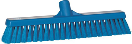 Vikan Broom, 410mm, Soft - Blue