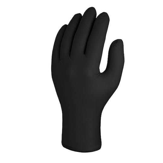 Skytec TX524 Black Disposable, Chemical Splash-Resistant Nitrile Glove - Small