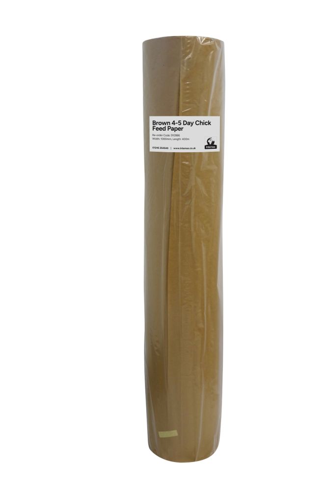 Intemax Brown Chick Feed Paper, 40GSM, 1000mm x 400M